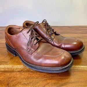 Florsheim 11 Leather Oxford Dress Shoes 11149–03 Brown Laces